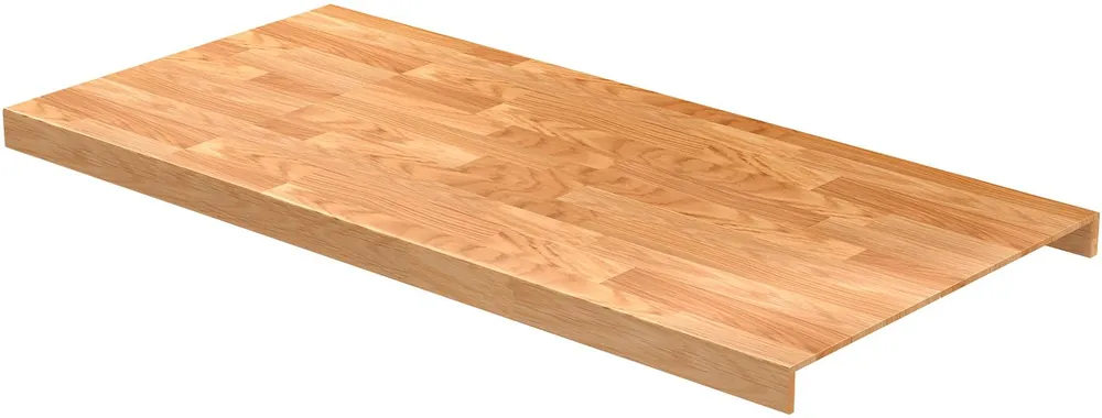Porrasaskelma Lundbergs Classic 590mm kaksoisaskelma tammi lakattu eri leveyksiä Uutuus