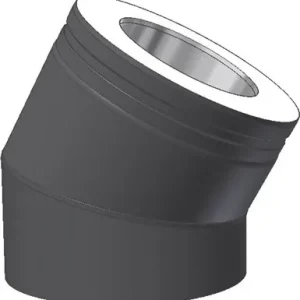 Viimeinen Mahdollisuus Schiedel Permeter Smooth hormin kulma/mutka 45° Ø 150 mm