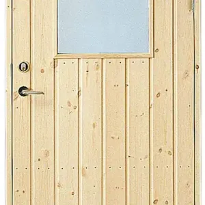 Varaston ovi Jabo 18° suora paneeli 80x190cm 2-lasi oikea Edullinen Hinta