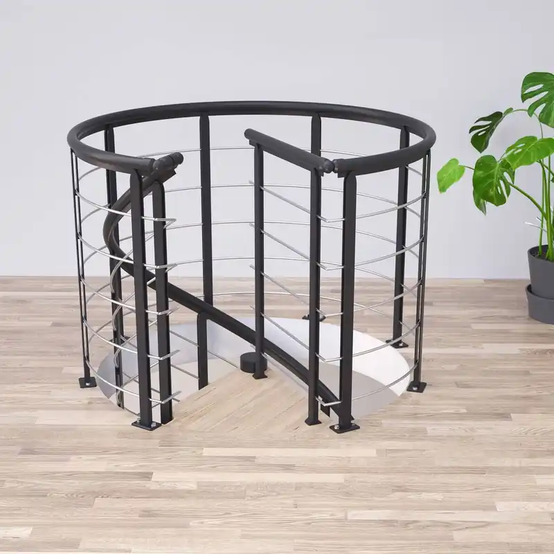 Viimeinen Mahdollisuus Reunakaide Dolle Design Spiral, pyöreään porrasaukkoon, eri värejä ja kokoja