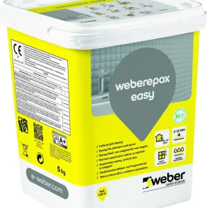 Aito Epoksisaumalaasti Weber Epox Easy Black 5 kg