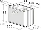 Viisteharkko Kahi300x130x198 Löytö