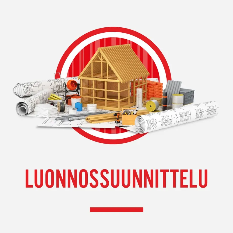 Edullinen Luonnossuunnittelu uusi talo 1-kerroksinen/max. 100m2