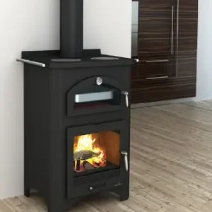 Flash-Tarjous Puutakka/puuhella Bronpi Monza 14kW, musta