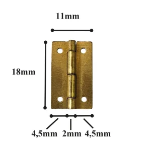 ERÄ! Messinkinen pieni lehtisarana 18x11mm Tilaa Nyt