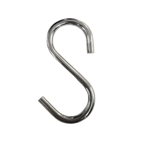 Merkkituote S-koukku 16mm putkeen, kromattu