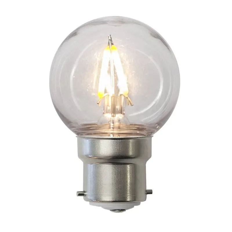 Rajoitettu Tarjous LED-Lamppu B22 G45 PC-kupu 2700K 130lm 1W