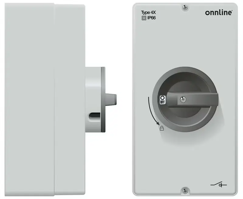 TURVAKYTKIN ONTK S425 DC 4x25A 1500V IP66 - 3614109 Loppuunmyynti