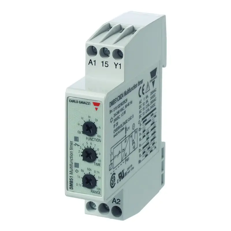 GAVAZZI DMB51 0.1s-100H 5A 24-230VAC MONITOIMI AIKARELE - 2717002 Vain Tänään